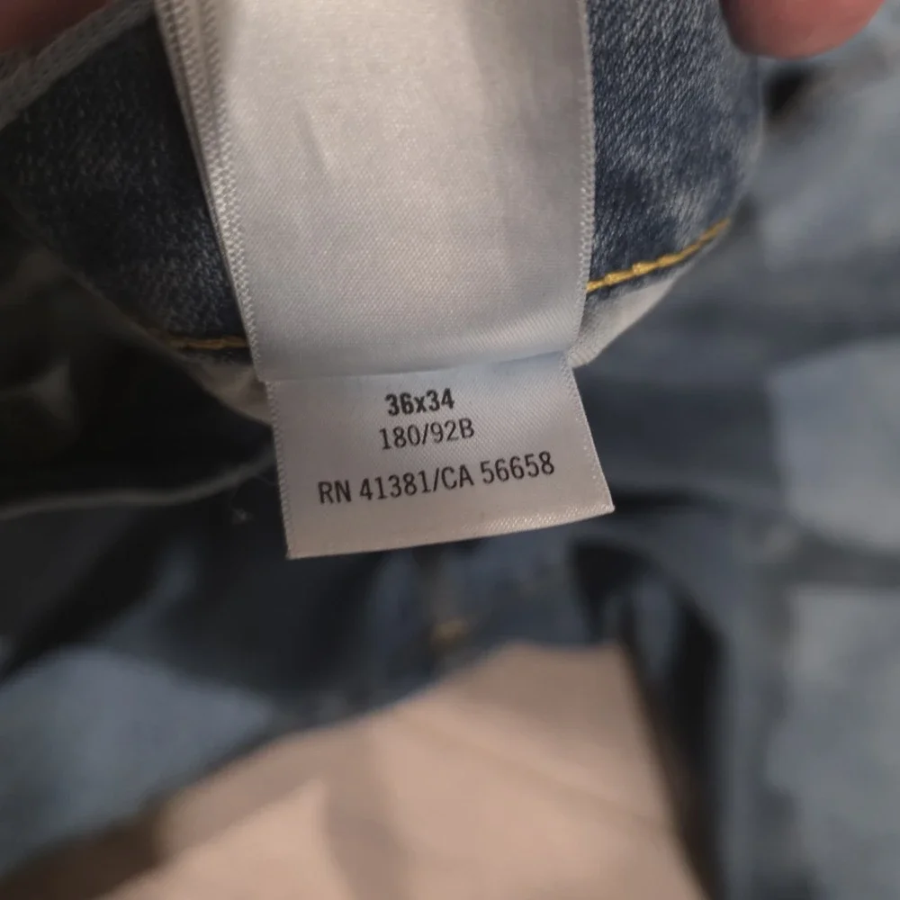 Polo Ralph Lauren Jeans Mens 36x34 Blue Hampton Relaxed Straight Denim Normcore